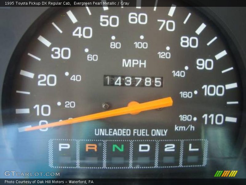 Evergreen Pearl Metallic / Gray 1995 Toyota Pickup DX Regular Cab