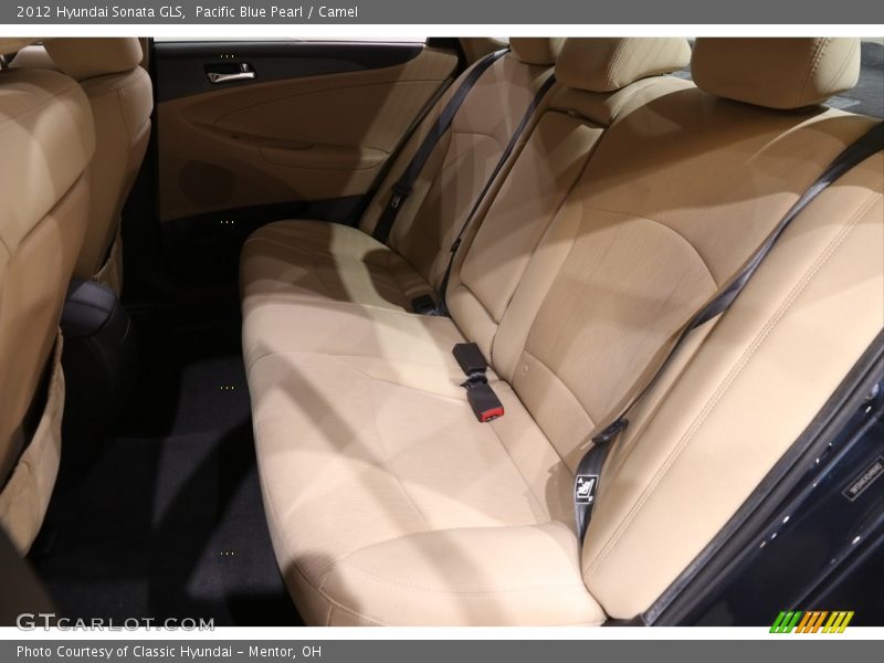 Pacific Blue Pearl / Camel 2012 Hyundai Sonata GLS