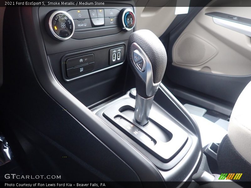 Smoke Metallic / Medium Stone 2021 Ford EcoSport S