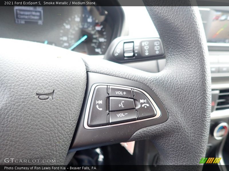 Smoke Metallic / Medium Stone 2021 Ford EcoSport S