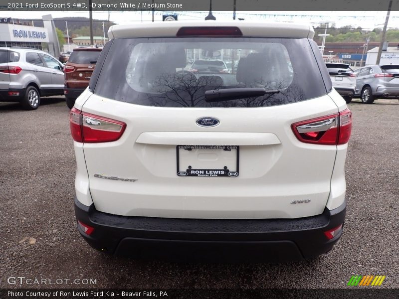 Diamond White / Medium Stone 2021 Ford EcoSport S 4WD