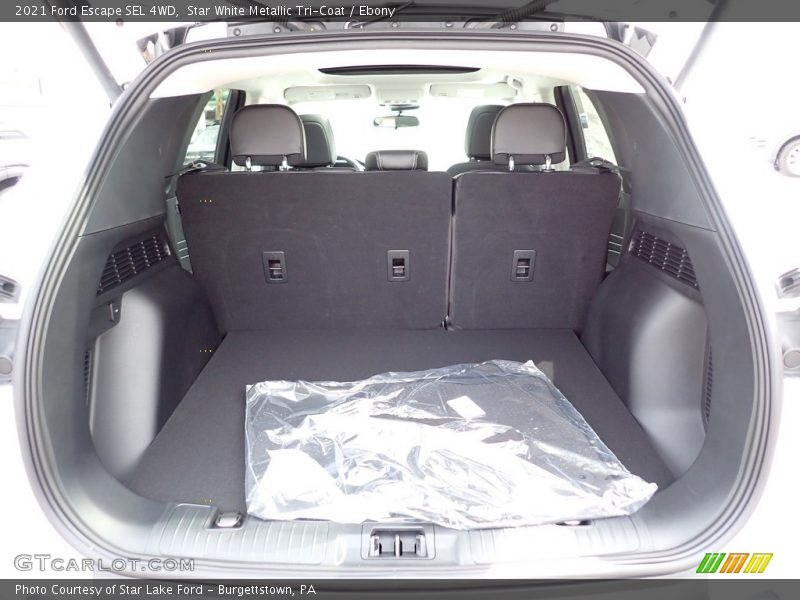 Star White Metallic Tri-Coat / Ebony 2021 Ford Escape SEL 4WD
