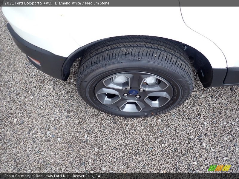 Diamond White / Medium Stone 2021 Ford EcoSport S 4WD