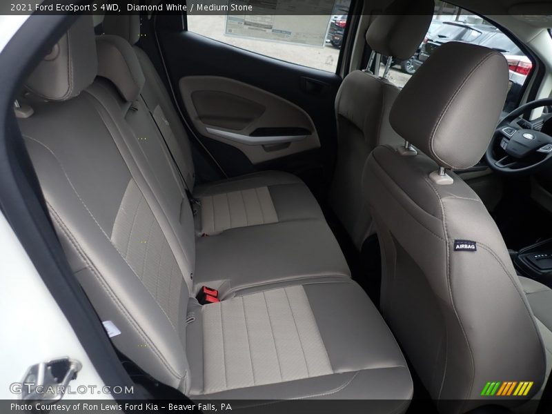 Diamond White / Medium Stone 2021 Ford EcoSport S 4WD