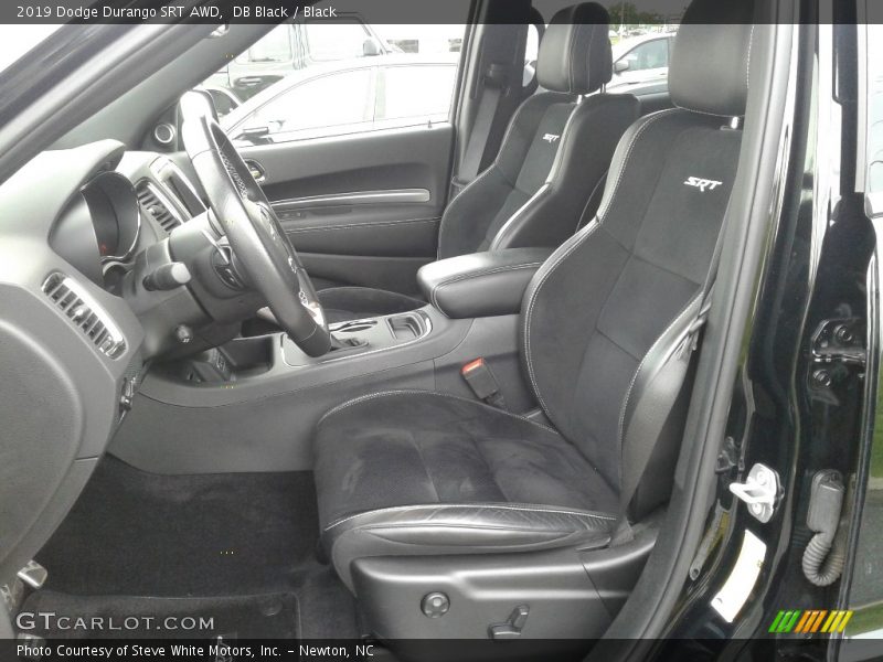 Front Seat of 2019 Durango SRT AWD