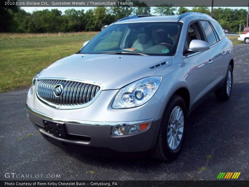 Quicksilver Metallic / Titanium/Dark Titanium 2010 Buick Enclave CXL