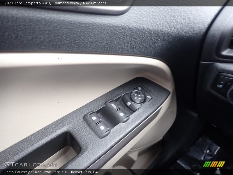 Diamond White / Medium Stone 2021 Ford EcoSport S 4WD