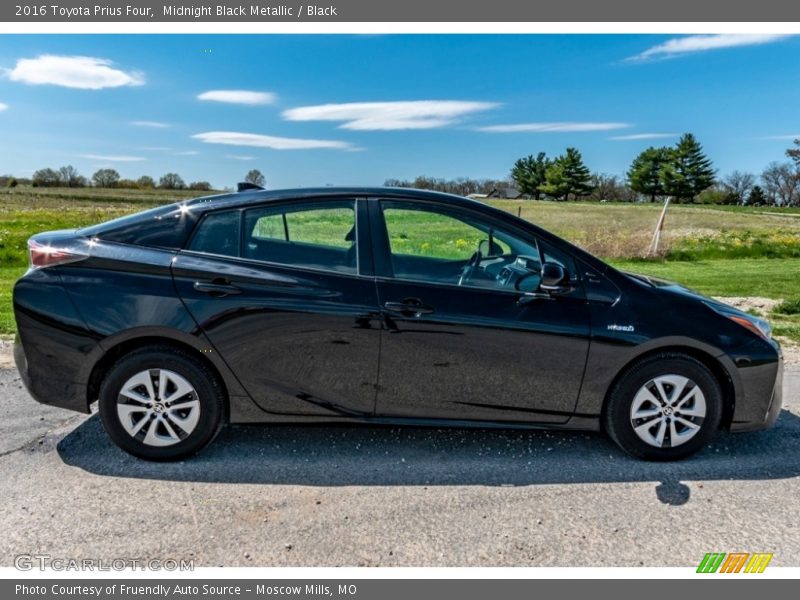 Midnight Black Metallic / Black 2016 Toyota Prius Four