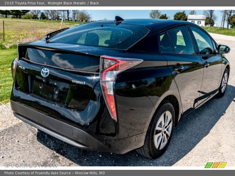 Midnight Black Metallic / Black 2016 Toyota Prius Four