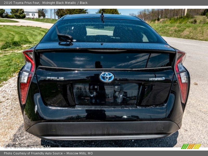 Midnight Black Metallic / Black 2016 Toyota Prius Four