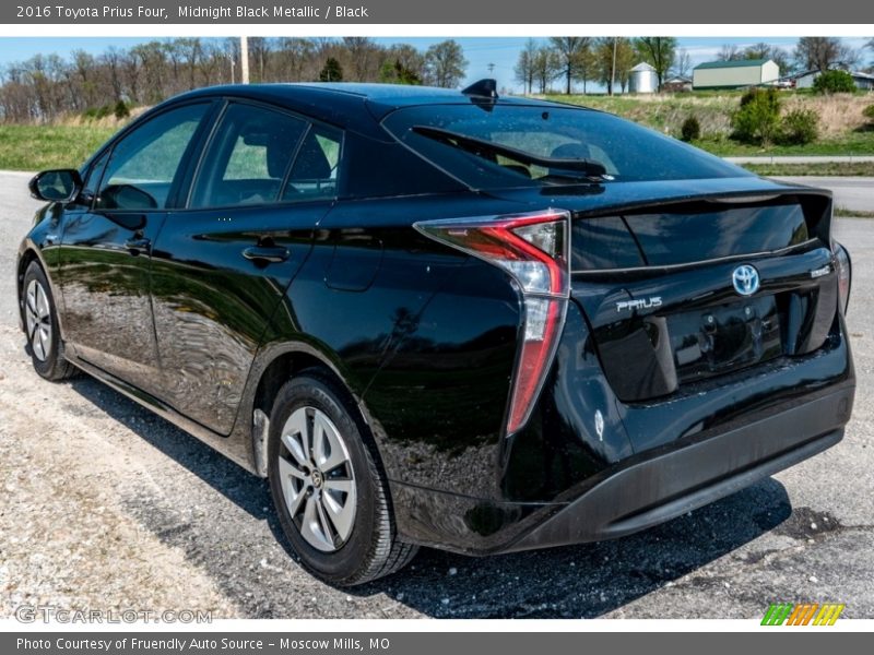 Midnight Black Metallic / Black 2016 Toyota Prius Four