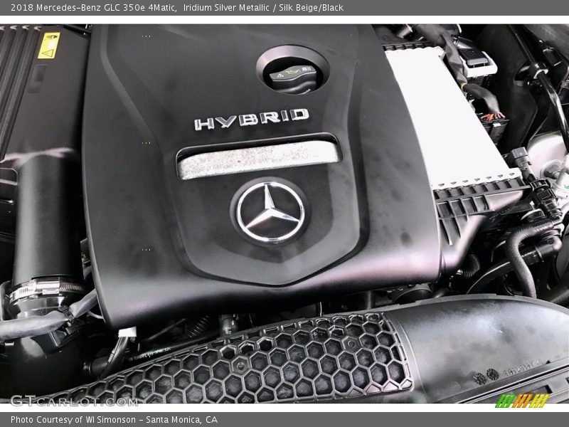 Iridium Silver Metallic / Silk Beige/Black 2018 Mercedes-Benz GLC 350e 4Matic