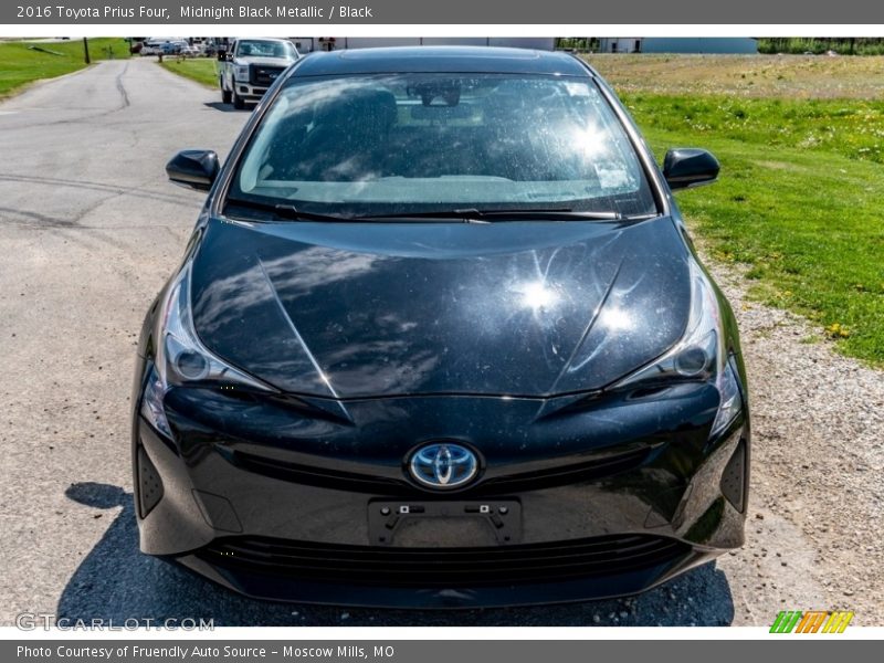 Midnight Black Metallic / Black 2016 Toyota Prius Four