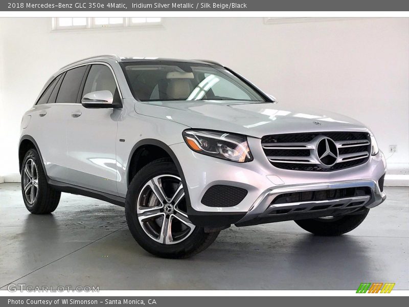 Iridium Silver Metallic / Silk Beige/Black 2018 Mercedes-Benz GLC 350e 4Matic