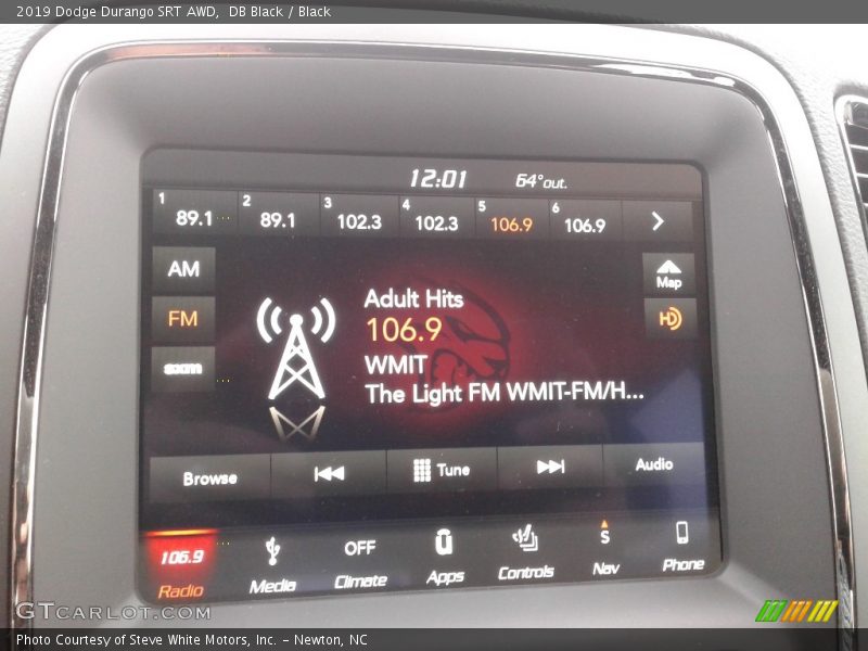 DB Black / Black 2019 Dodge Durango SRT AWD