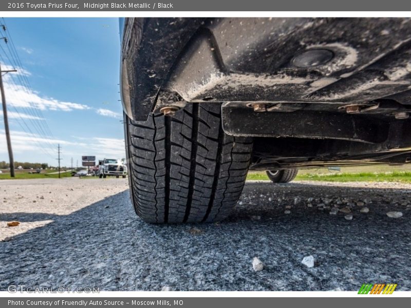 Midnight Black Metallic / Black 2016 Toyota Prius Four