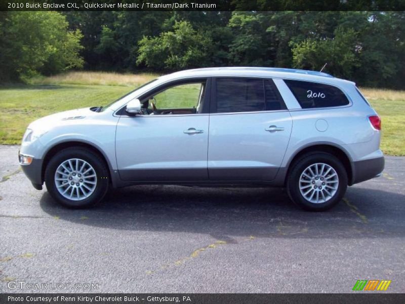 Quicksilver Metallic / Titanium/Dark Titanium 2010 Buick Enclave CXL