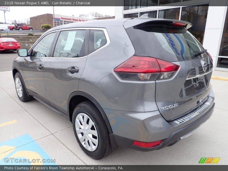 Gun Metallic / Charcoal 2018 Nissan Rogue S AWD