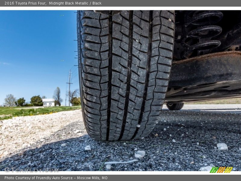 Midnight Black Metallic / Black 2016 Toyota Prius Four