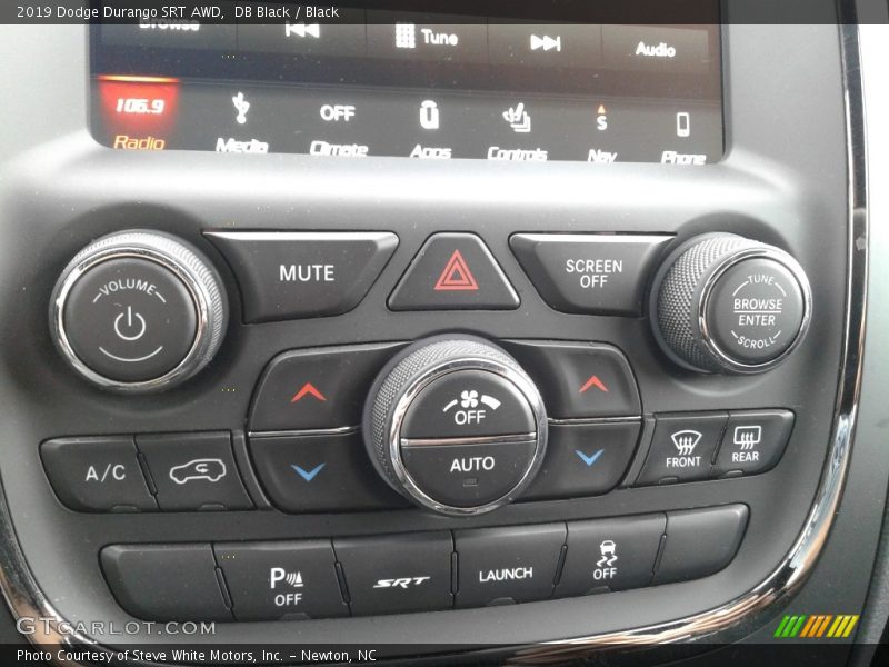 Controls of 2019 Durango SRT AWD