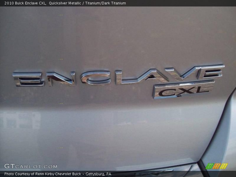 Quicksilver Metallic / Titanium/Dark Titanium 2010 Buick Enclave CXL