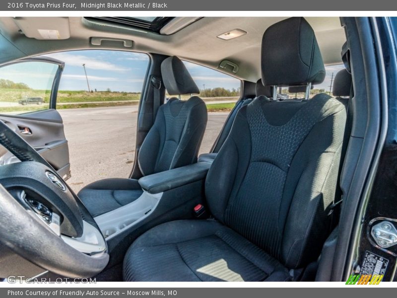 Midnight Black Metallic / Black 2016 Toyota Prius Four