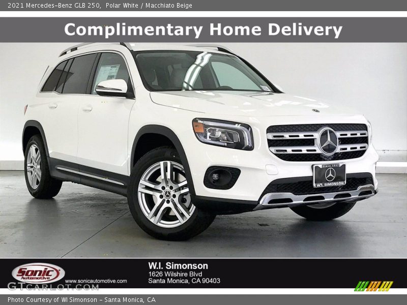 Polar White / Macchiato Beige 2021 Mercedes-Benz GLB 250