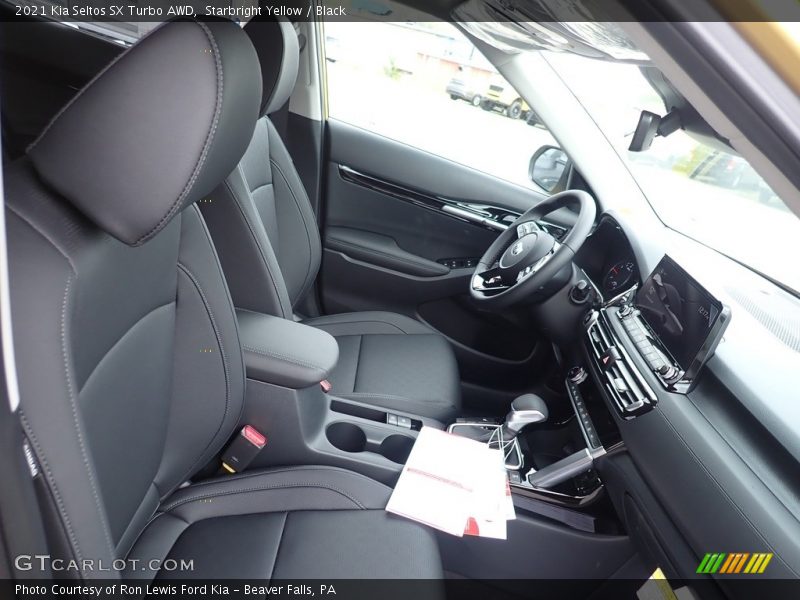 Starbright Yellow / Black 2021 Kia Seltos SX Turbo AWD
