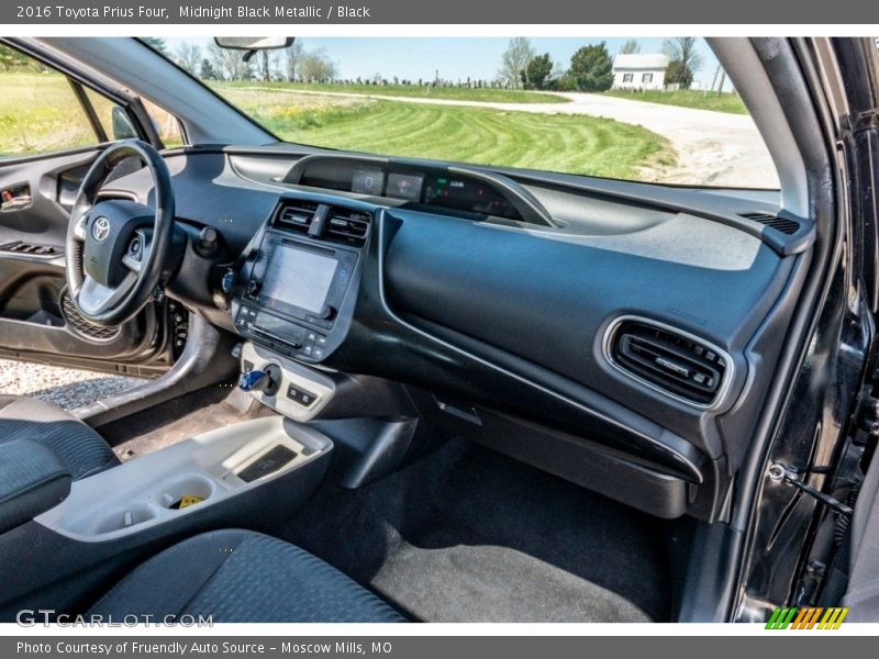 Midnight Black Metallic / Black 2016 Toyota Prius Four