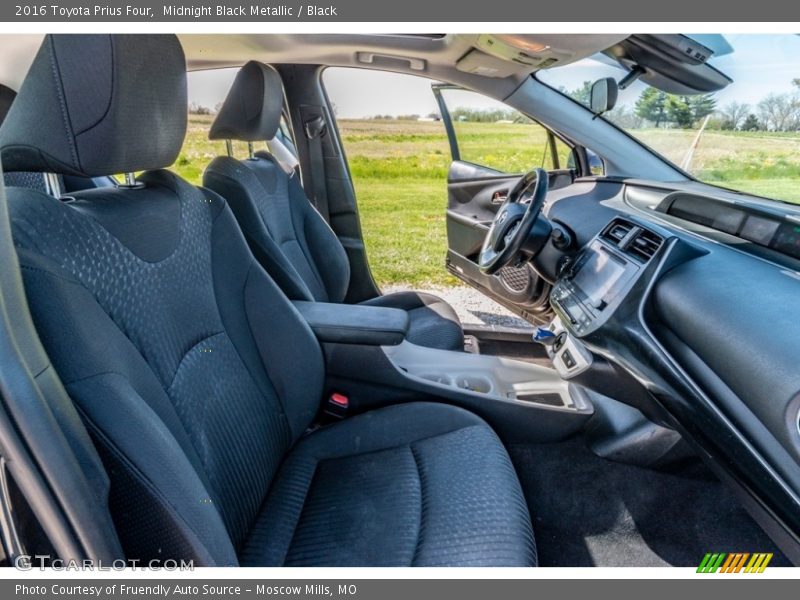 Midnight Black Metallic / Black 2016 Toyota Prius Four