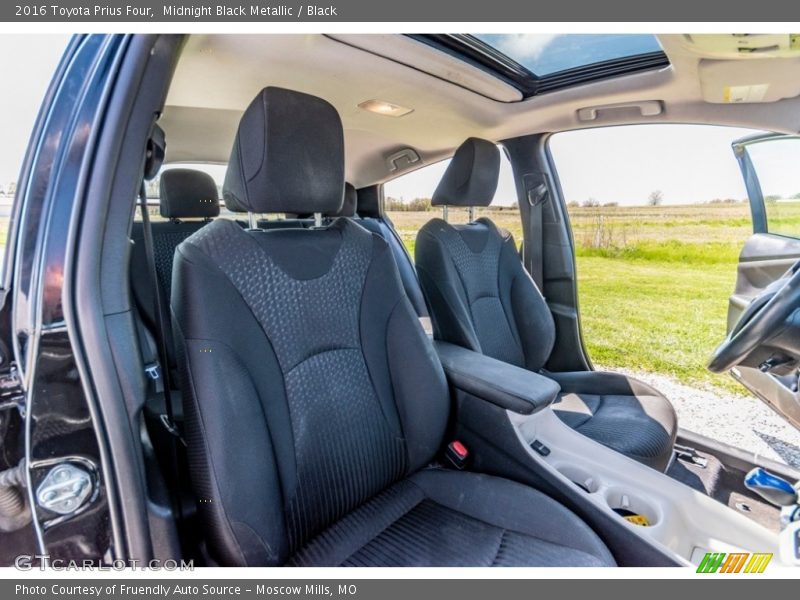 Midnight Black Metallic / Black 2016 Toyota Prius Four