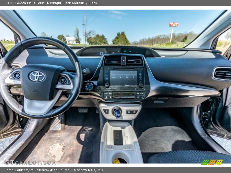 Midnight Black Metallic / Black 2016 Toyota Prius Four