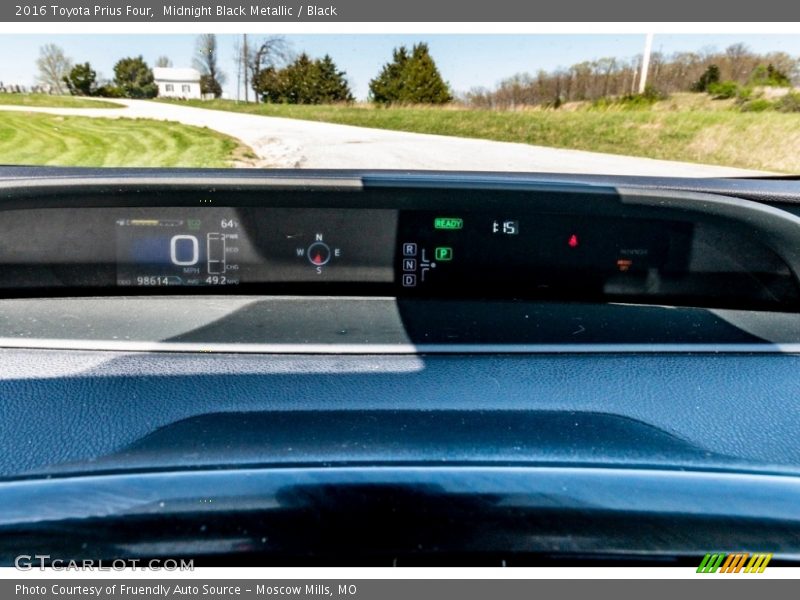 Midnight Black Metallic / Black 2016 Toyota Prius Four