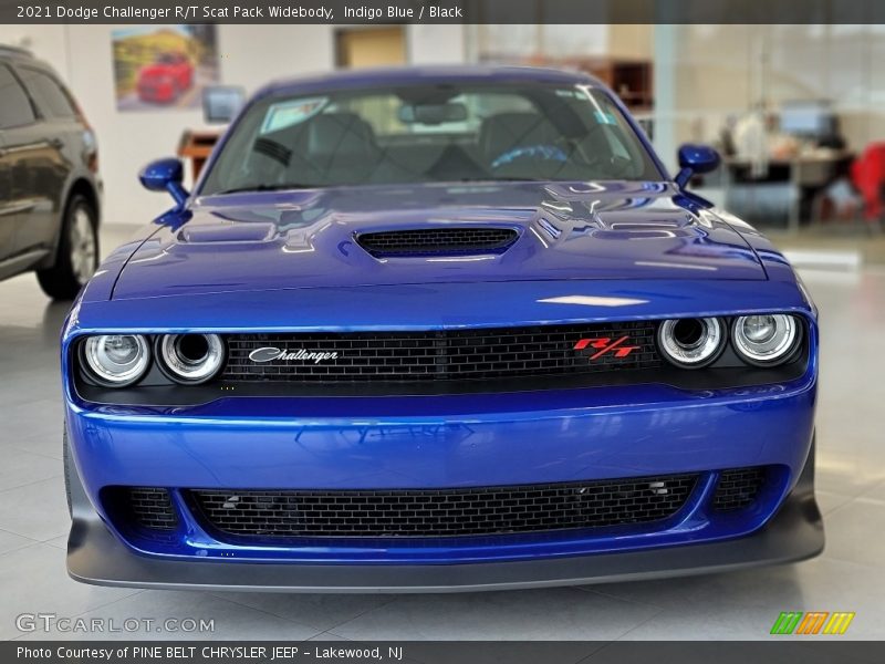Indigo Blue / Black 2021 Dodge Challenger R/T Scat Pack Widebody