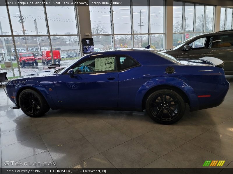 Indigo Blue / Black 2021 Dodge Challenger R/T Scat Pack Widebody
