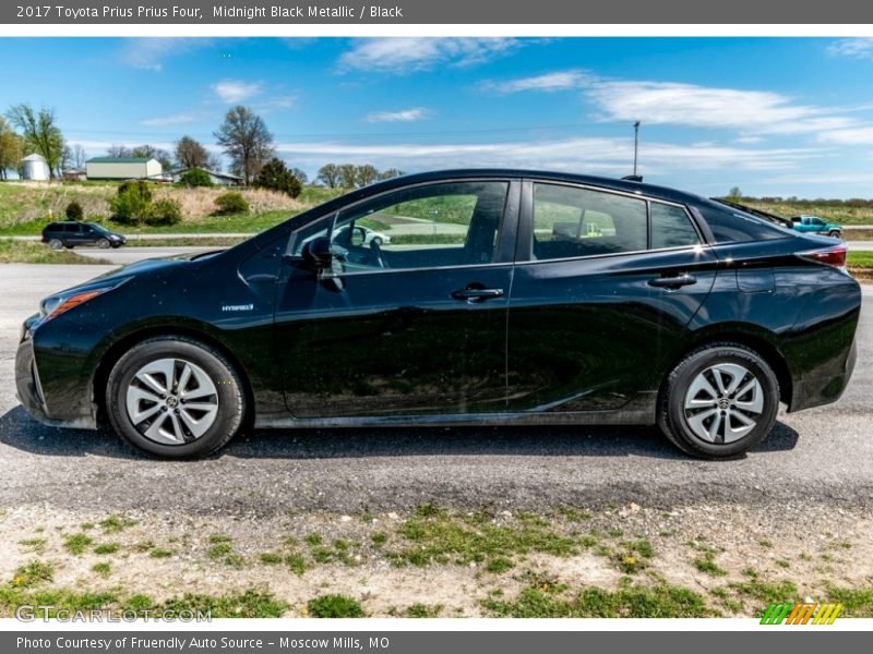 Midnight Black Metallic / Black 2017 Toyota Prius Prius Four