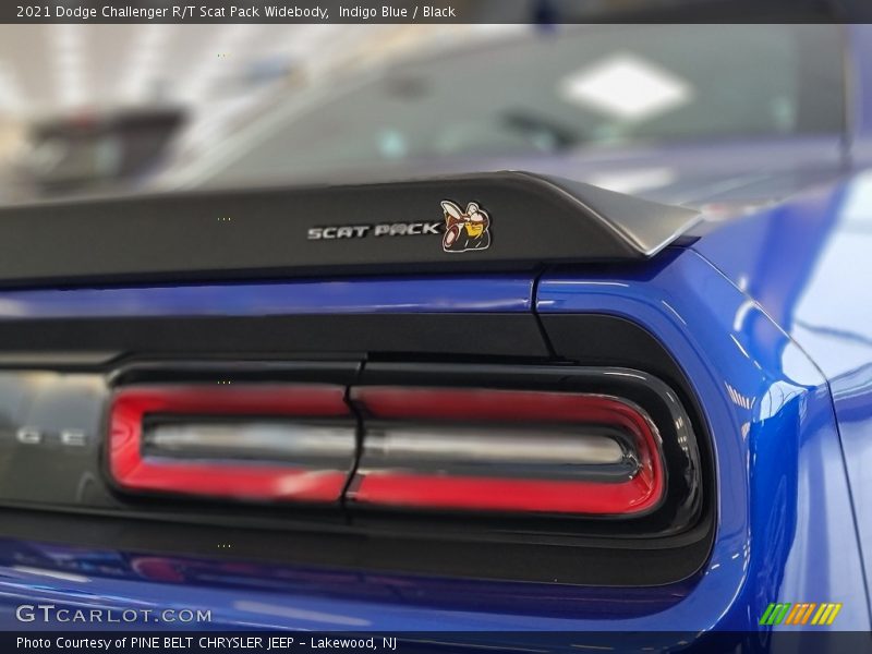 Indigo Blue / Black 2021 Dodge Challenger R/T Scat Pack Widebody