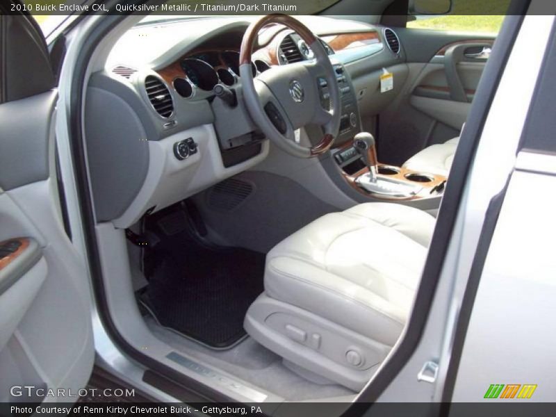 Quicksilver Metallic / Titanium/Dark Titanium 2010 Buick Enclave CXL