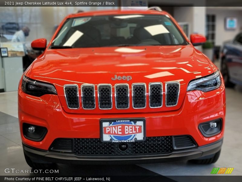 Spitfire Orange / Black 2021 Jeep Cherokee Latitude Lux 4x4