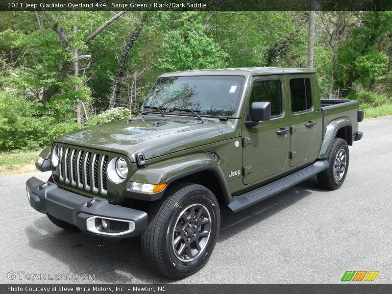Sarge Green / Black/Dark Saddle 2021 Jeep Gladiator Overland 4x4