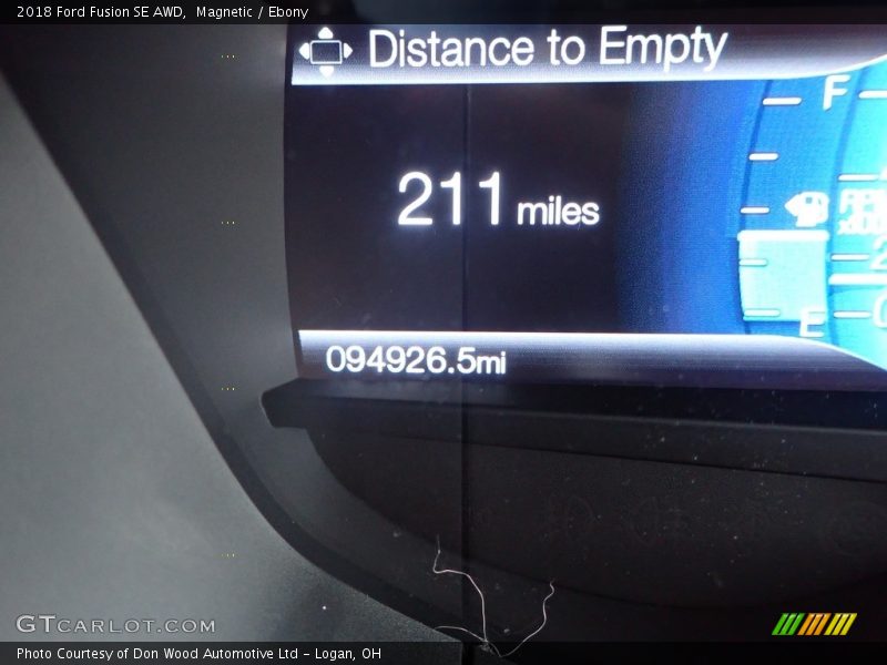 Magnetic / Ebony 2018 Ford Fusion SE AWD
