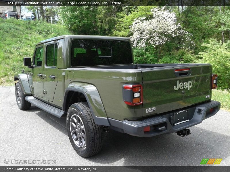 Sarge Green / Black/Dark Saddle 2021 Jeep Gladiator Overland 4x4
