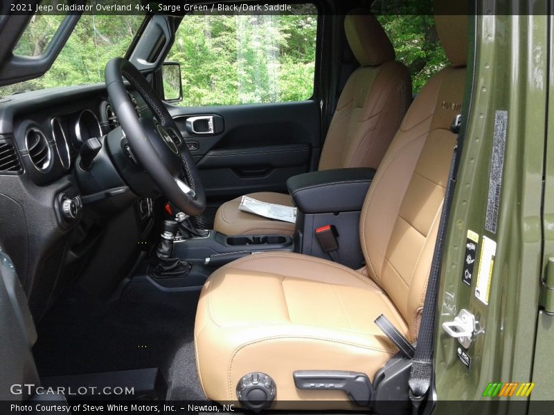 Front Seat of 2021 Gladiator Overland 4x4