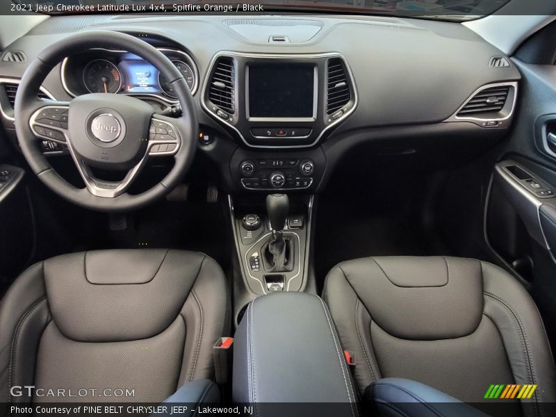  2021 Cherokee Latitude Lux 4x4 Black Interior