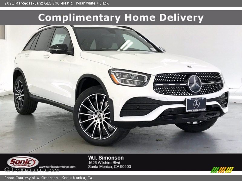 Polar White / Black 2021 Mercedes-Benz GLC 300 4Matic