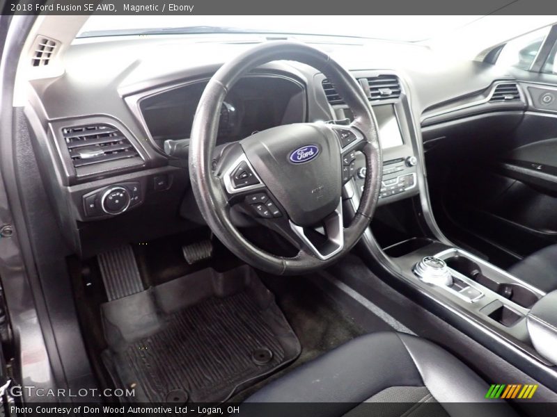 Front Seat of 2018 Fusion SE AWD