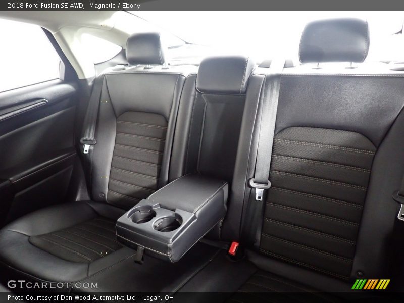 Rear Seat of 2018 Fusion SE AWD