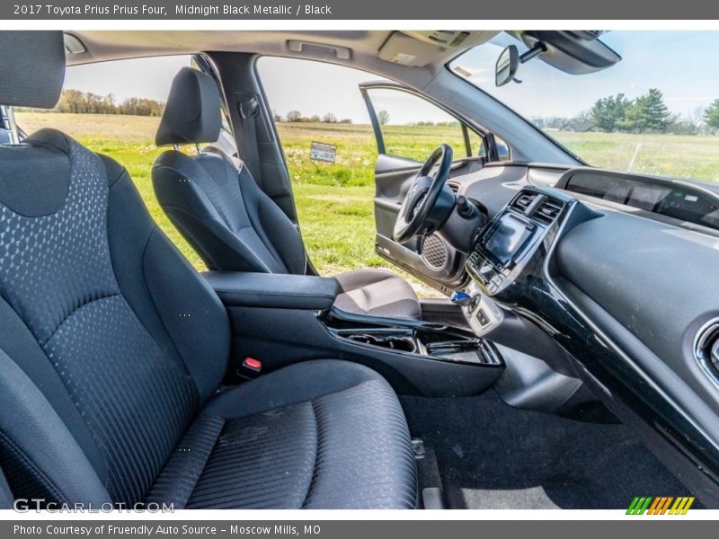 Midnight Black Metallic / Black 2017 Toyota Prius Prius Four