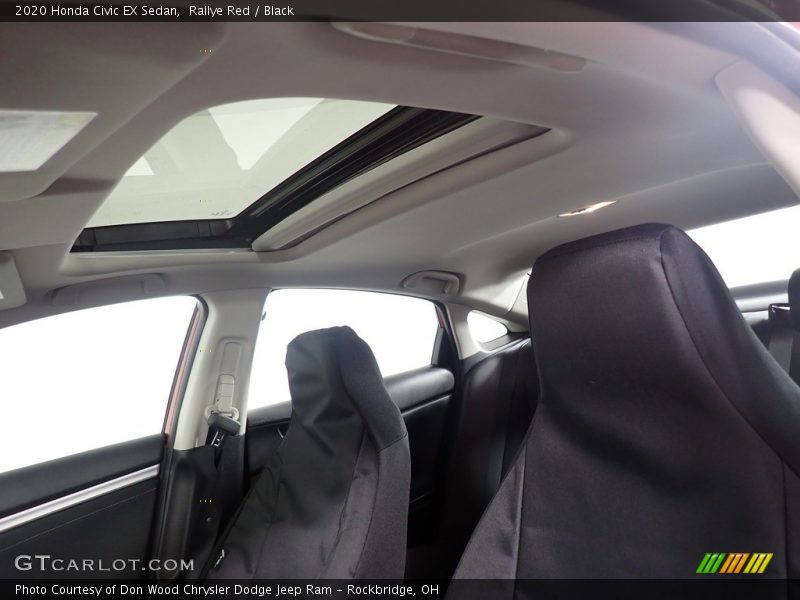 Rallye Red / Black 2020 Honda Civic EX Sedan