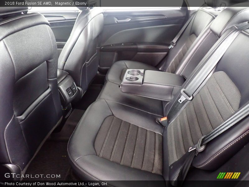 Rear Seat of 2018 Fusion SE AWD